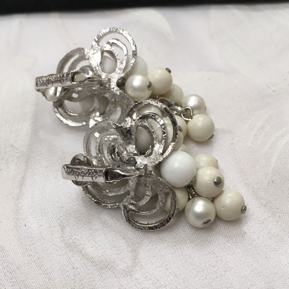 Vintage Park Lane Silver Earrings With Dangles - Picture 3 of 7